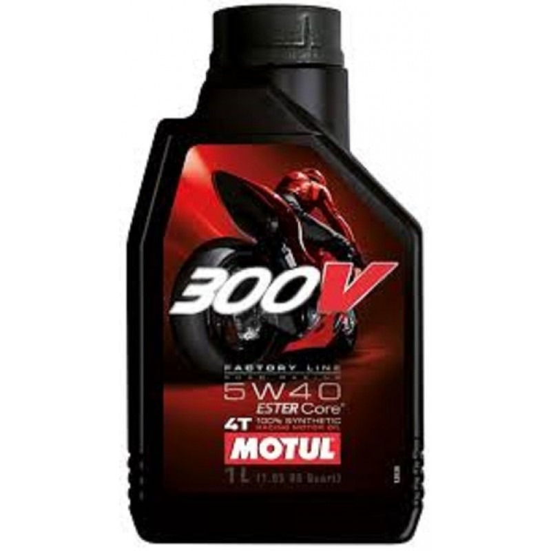 101338.jpg MOTUL 4T 300V FACTORY LINE ROAD RACING 5W40 (1L) – Obrázok 1