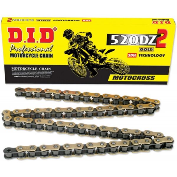 Reťaz DID 520 DZ2 GOLD&BLACK