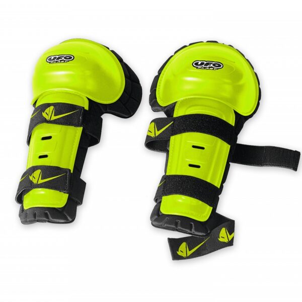 Chránič kolien UFO SHIN GUARD Thermoformed neónovo žltý