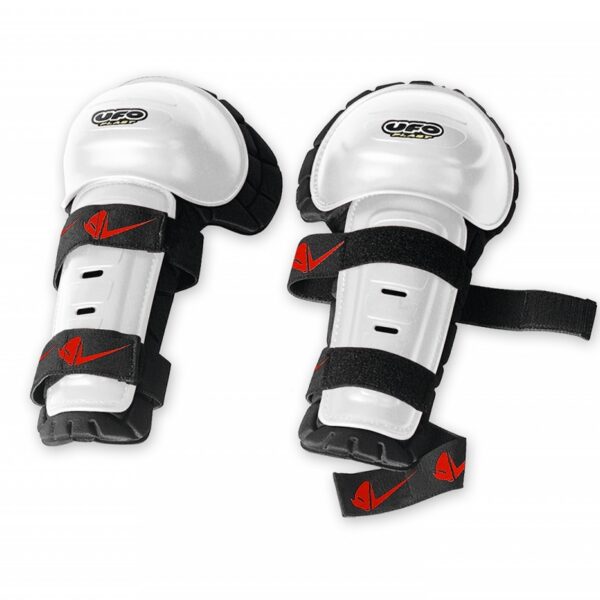 Chránič kolien UFO SHIN GUARD Thermoformed biely