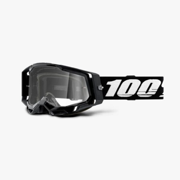 Okuliare 100% Racecraft2 Black Clear Lens