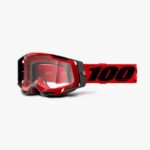 Okuliare 100% Racecraft2 Red Clear Lens