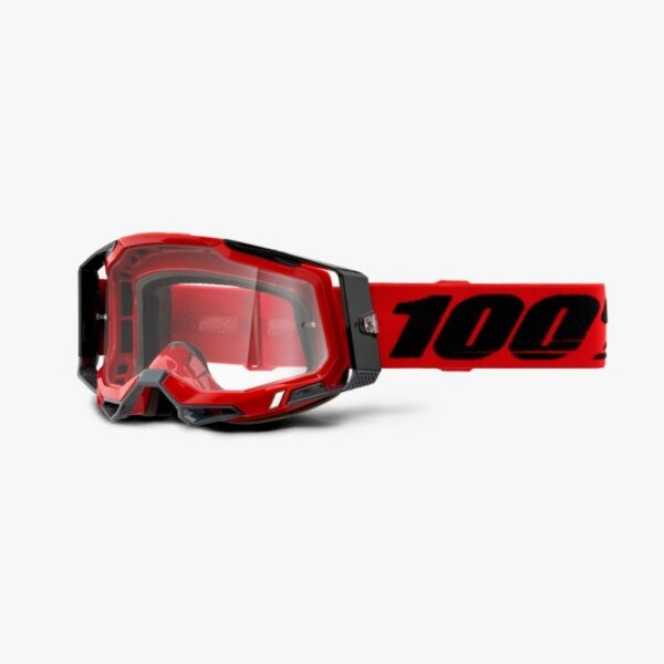 Okuliare 100% Racecraft2 Red Clear Lens