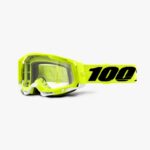 Okuliare 100% Racecraft2 Fluo Yellow Clear Lens