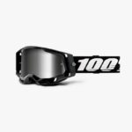 Okuliare 100% Racecraft2 Black Mirror Silver Lens