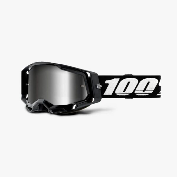 Okuliare 100% Racecraft2 Black Mirror Silver Lens