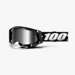 Okuliare 100% Racecraft2 Black Mirror Silver Lens – Obrázok 2