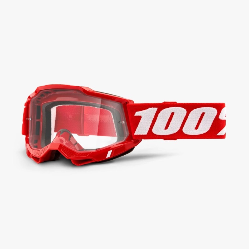 50221-101-03.jpg Okuliare 100% Accuri2 Neon Red Clear Lens – Obrázok 1