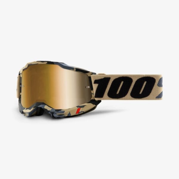 Okuliare 100% Accuri2 Tarmac True Gold Lens