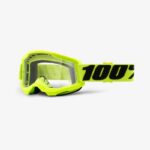 Okuliare 100% Strata2 Neon Yellow – Obrázok 2