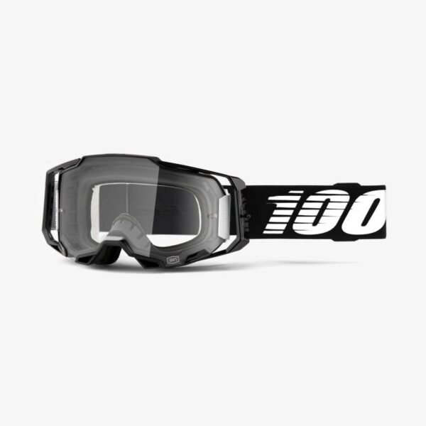 Okuliare 100% Armega Black Clear Lens