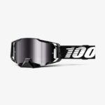 Okuliare 100% Armega Black Silver Flash Mirror Lens – Obrázok 2