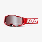 Okuliare 100% Armega War Red HiPER® Silver Mirror