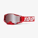Okuliare 100% Armega War Red HiPER® Silver Mirror – Obrázok 2
