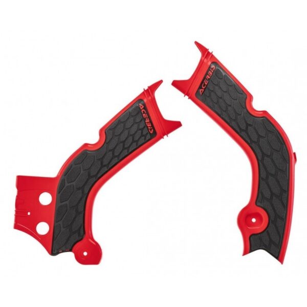 Kryty rámu X-GRIP Honda CRF 250 20-21, 450 19-20 červeno-čierny