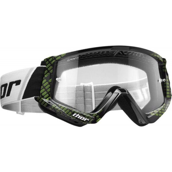 Okuliare Thor Combat Cap Black/Lime