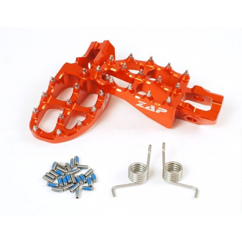 Z-EP502OR.jpg Stupačky ZAP TechniX KTM SX/SXF 16+, EXC/EXCF 17+ - oranžové – Obrázok 1