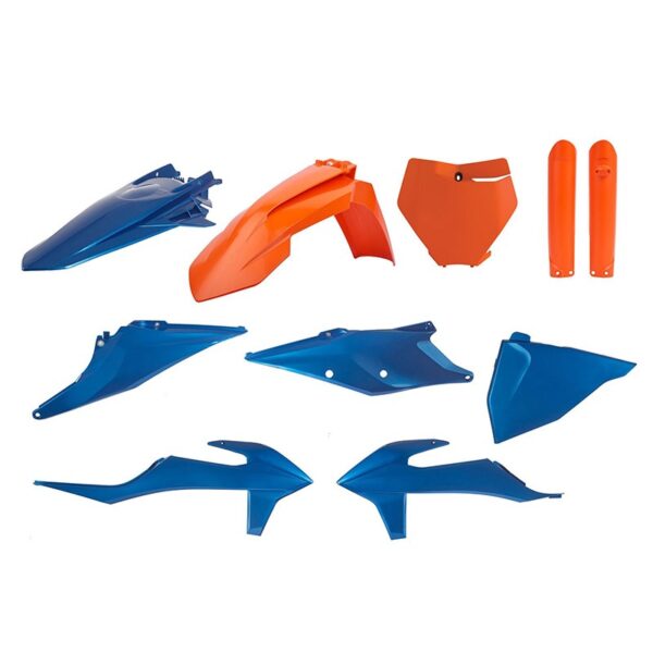 Sada plastov KTM SX,SX-F XC,XC-F 19-22 BLUE METAL FLOW