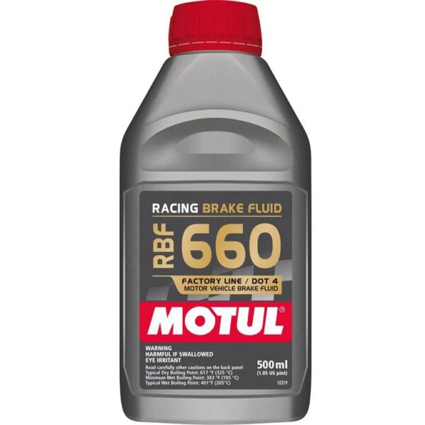 MOTUL DOT 4 RBF 660 Factory Line Brake Fluid (500ml)