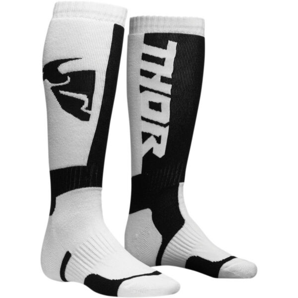 Podkolienky Thor S8 MX White/Black