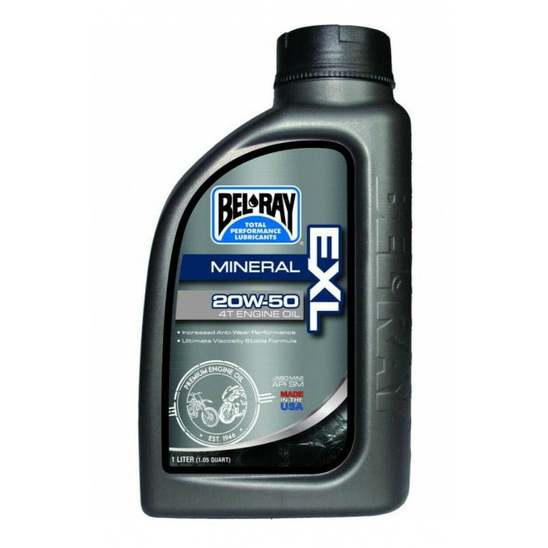 99100-B1LW.jpg Bel-Ray EXL Mineral 4T 20W50 (1L) – Obrázok 1