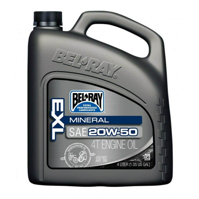 99100-B4LW.jpg Bel-Ray EXL Mineral 4T 20W50 (4L) – Obrázok 1