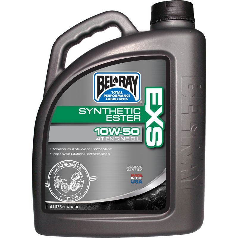 99160-B4LW.jpg Bel-Ray EXS Synthetic Ester 4T 10W50 (4L) – Obrázok 1