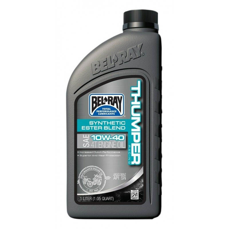 99520-B1LW.jpg Thumper? Racing Synthetic Ester Blend 4T 10W40 (1L) – Obrázok 1