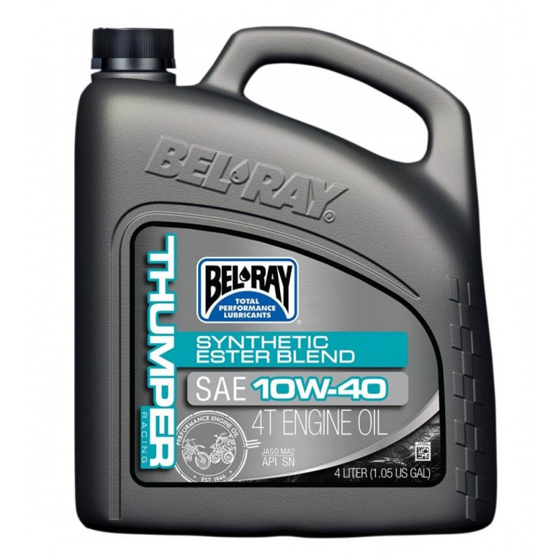 99520-B4LW.jpg Thumper? Racing Synthetic Ester Blend 4T 10W40 (4L) – Obrázok 1