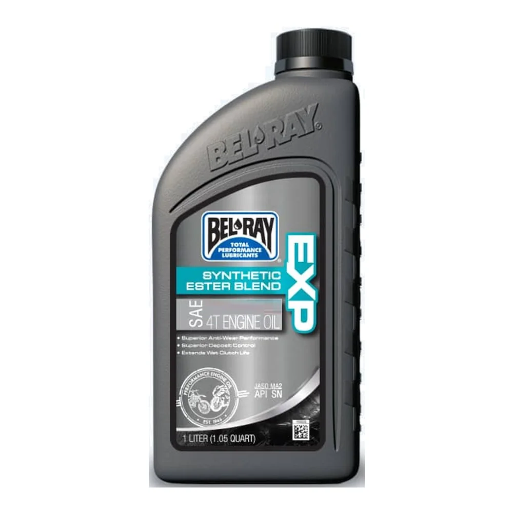 Bel-Ray-EXP-Synthetic-Ester-Blend-4T-20W50-1L.webp Bel-Ray EXP Synthetic Ester Blend 4T 20W50 (1L) – Obrázok 1