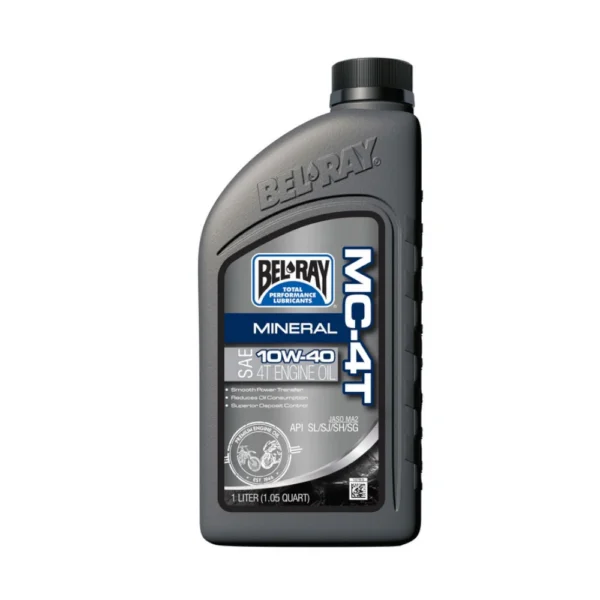 Bel-Ray MC-4T Mineral Engine Oil 10W40 (1L)