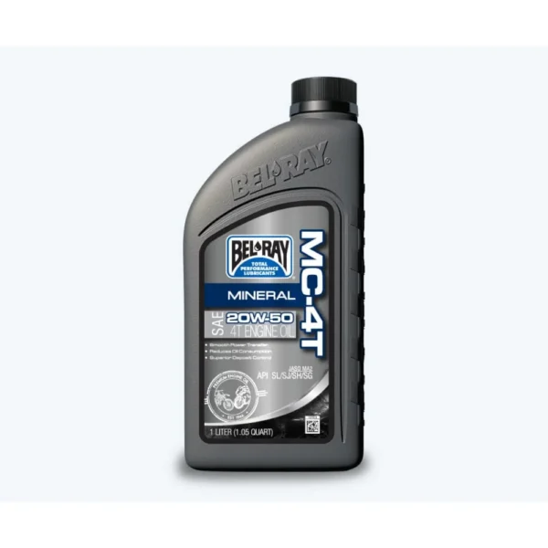 Bel-Ray MC-4T Mineral Engine Oil 20W50 (1L)