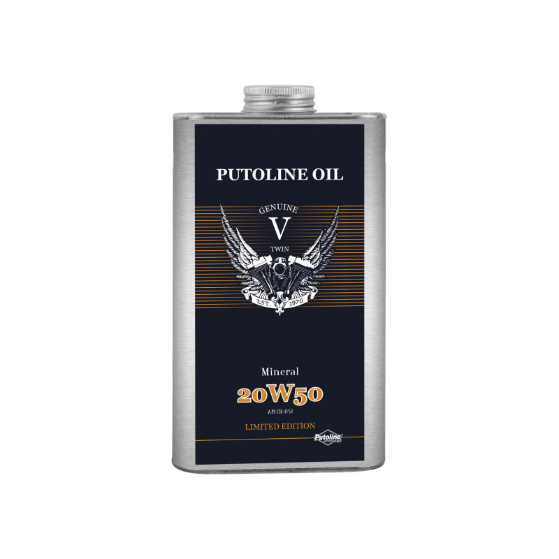 P74220.jpg Putoline GENUINE V-TWIN MINERAL 20W50 – Obrázok 1