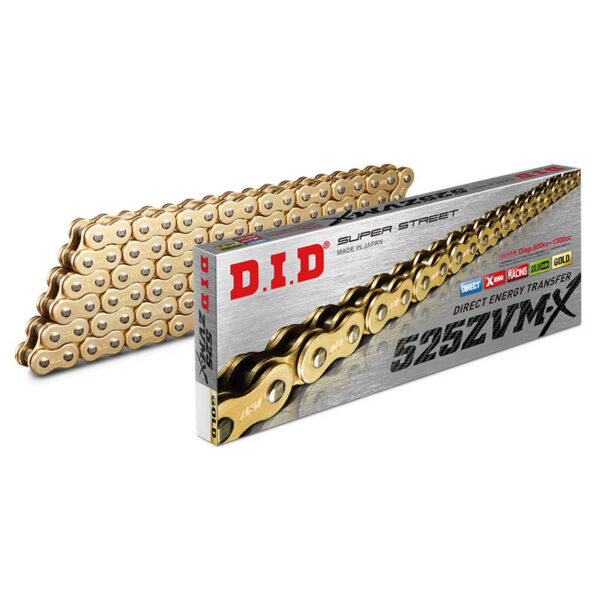 Reťaz D.I.D 525 ZVM-X GOLD&GOLD