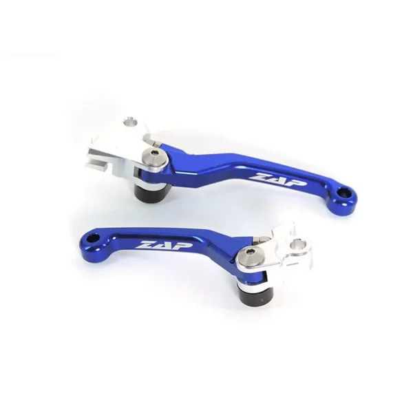 Výklopné páčky ZAP TechniX Kawasaki KX 125/250 05-08, KXF 250/450 05-12, Yamaha (modré)