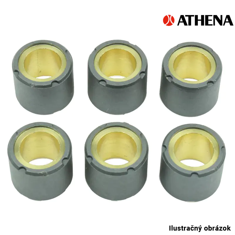 valceky_athena_6ks.webp Valčeky variátora 15x12 6ks (rôzne hmotnosti) – Obrázok 1
