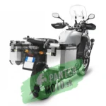 Bočný kufor TREKKER OUTBACK 48L strieborný ľavý – Obrázok 3