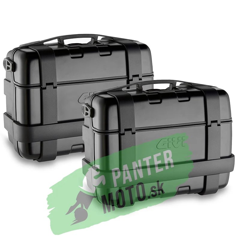 TRK46BPACK2.webp Bočné kufre TREKKER 33L+33L čierne – Obrázok 1