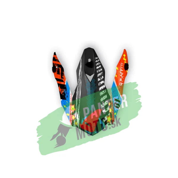 Šilt na prilbu UFO ONYX Graffiti