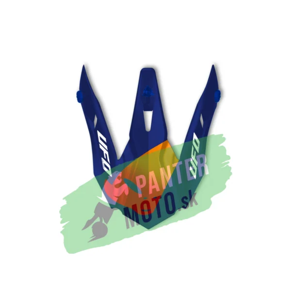 Šilt na prilbu UFO QUIVER SHASTA Blue and red