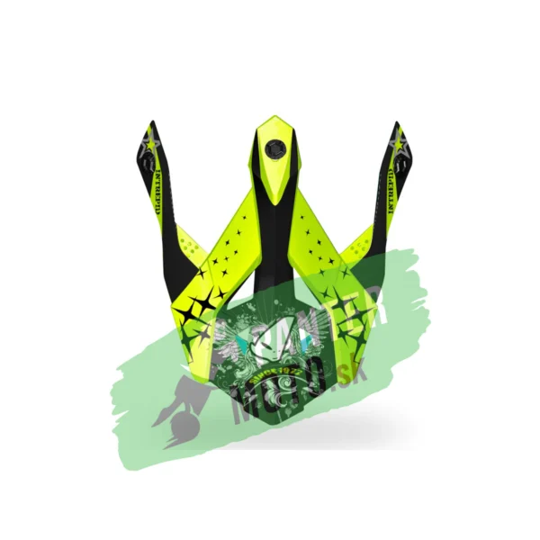 Šilt na prilbu UFO INTREPID Black and neon yellow