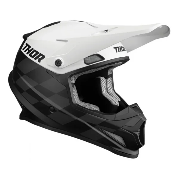 Prilba Thor SECTOR Birdrock Black/White