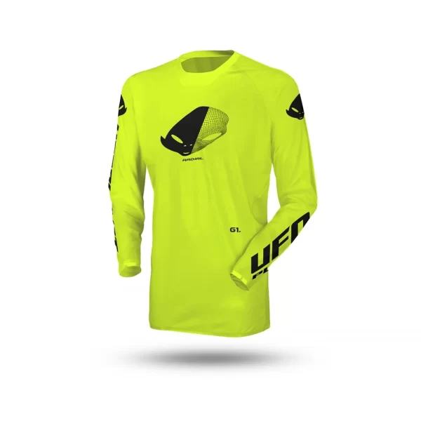 Detský dres UFO Radial Neon yellow 2023