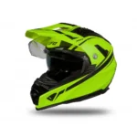 Prilba UFO ARIES Neon green/Black 2023 – Obrázok 2