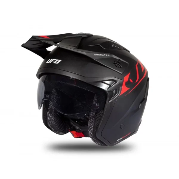 Prilba UFO SHERATAN Black/Red 2023