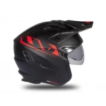 Prilba UFO SHERATAN Black/Red 2023 – Obrázok 8