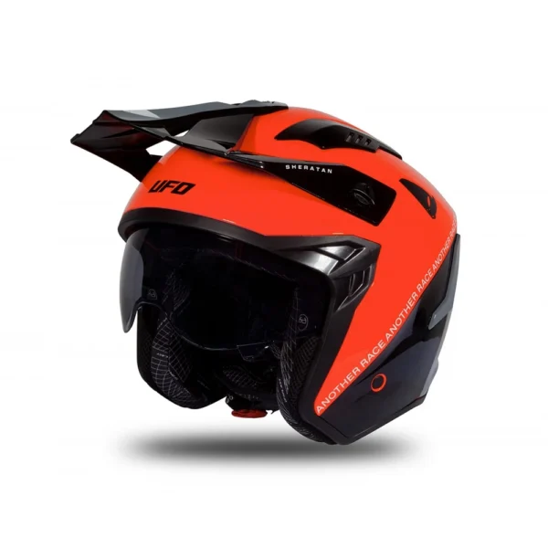 Prilba UFO SHERATAN Neon orange/Black 2023