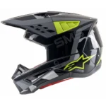 Prilba Alpinestars SM5 Rover Anthracite fluo yellow grey – Obrázok 2