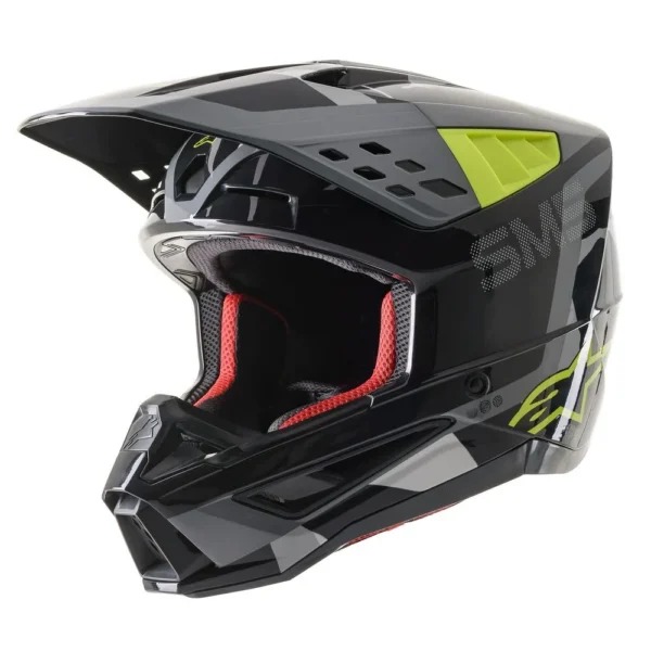 Prilba Alpinestars SM5 Rover Anthracite fluo yellow grey