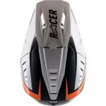 Prilba Alpinestars SM5 Rayon Light gray black silver matte – Obrázok 5